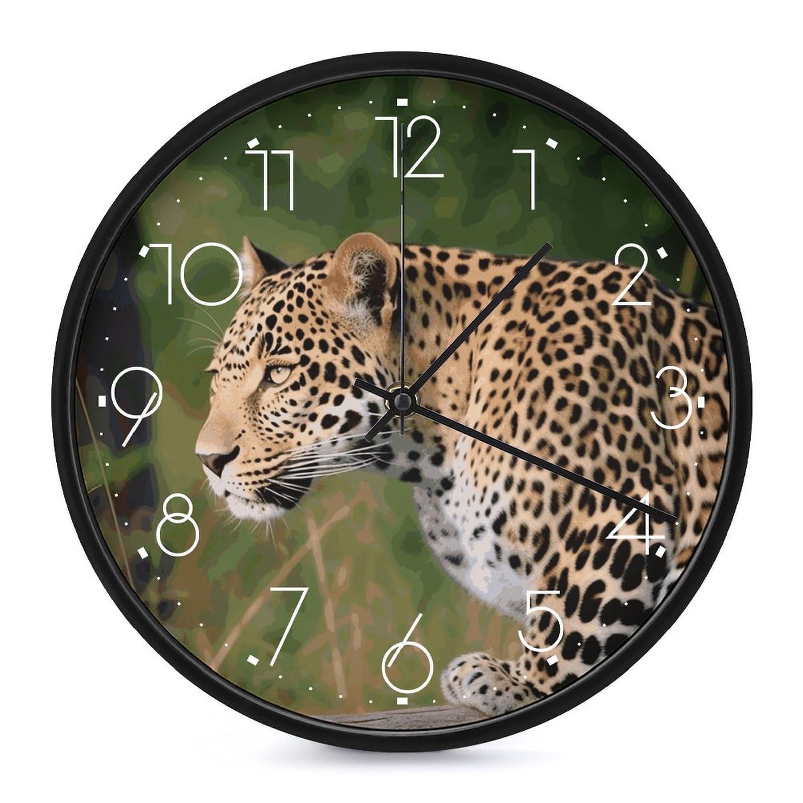Horloge murale moderne pour salon et chambre au style africain MUSM