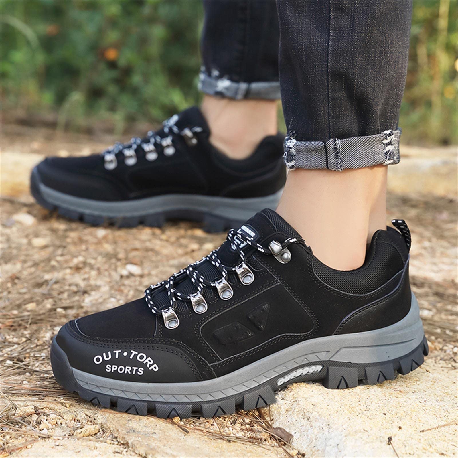 Wanderschuhe Herren Wasserdicht Atmungsaktiv - Trekkingschuhe Rutschfest