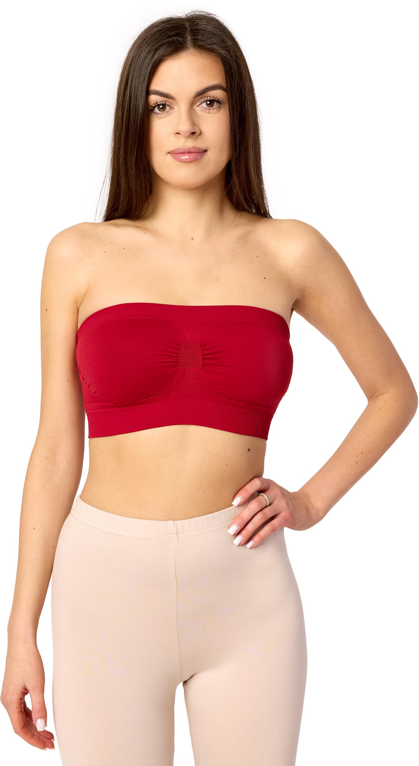 Merry Style Damen Bandeau Top komfortabel und Bequeme BH Damen Ohne Bügel 06 161