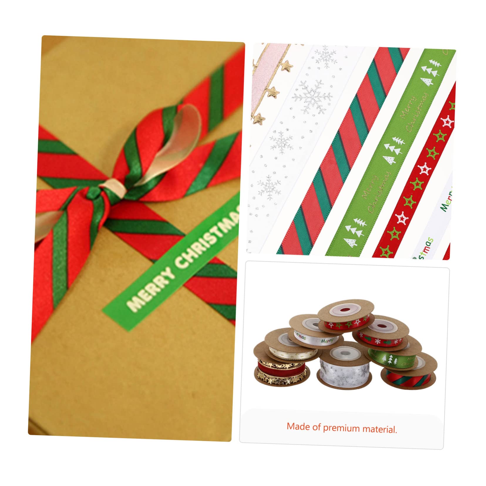 Operitacx 24stücke Teiliges Weihnachtsband Für Diy Bastelprojekte Bunte Satin Und Organza-ribbons Dekoration Für Weihnachten Und Feierlichkeiten