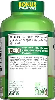 Nature's Truth Absorbable Calcium 1200 Mg With Vitamin D3 5000 Iu | 120 Softgels | Calcium Carbonate Supplement | Non-Gmo Gluten Free |