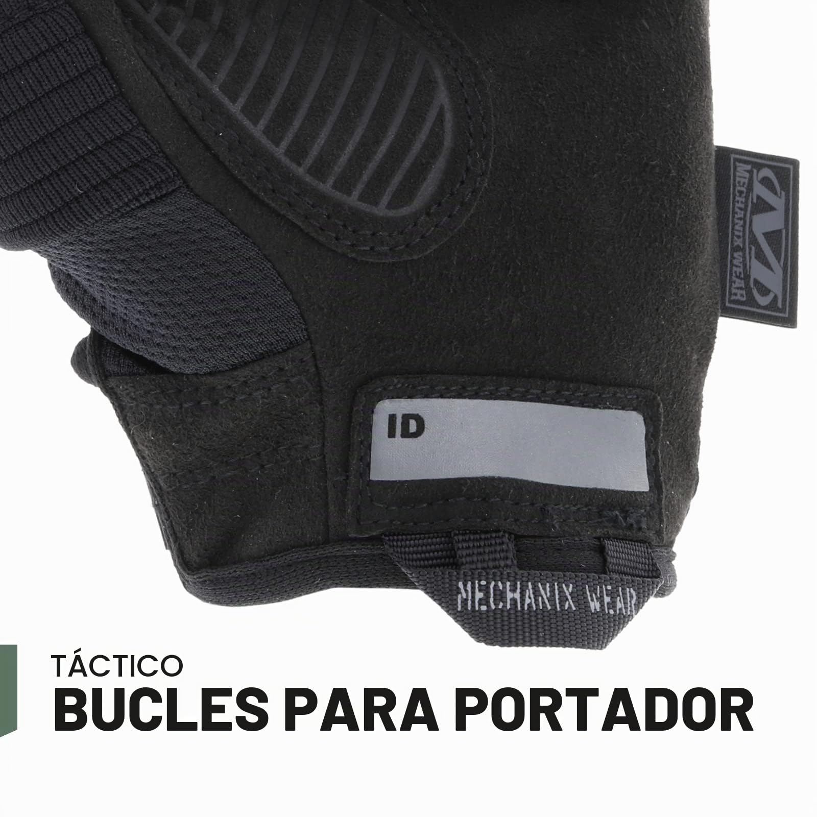 Mechanix Wear - M-Pact 3 Covert Guantes (Large, Negro)