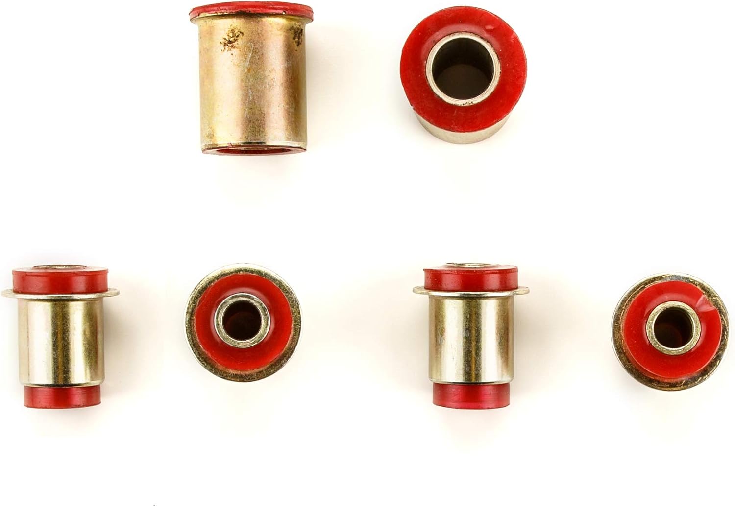 A-Resto-Parts Front End Suspension Rebuild Kit Compatible With 1965-1972 Dodge Charger, Coronet, OEM Spec Replacement Parts (YEARS: 1965-1967 Master Red Poly)
