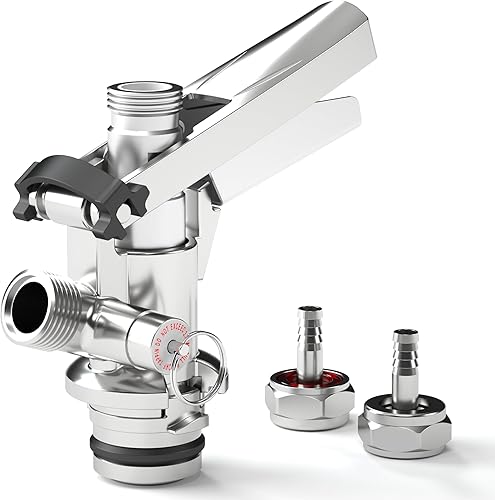 Acoplador de barril, acoplador de barril de acero inoxidable tipo U G58, dispensador de cerveza para el hogar, bar, restaurante, con válvula de