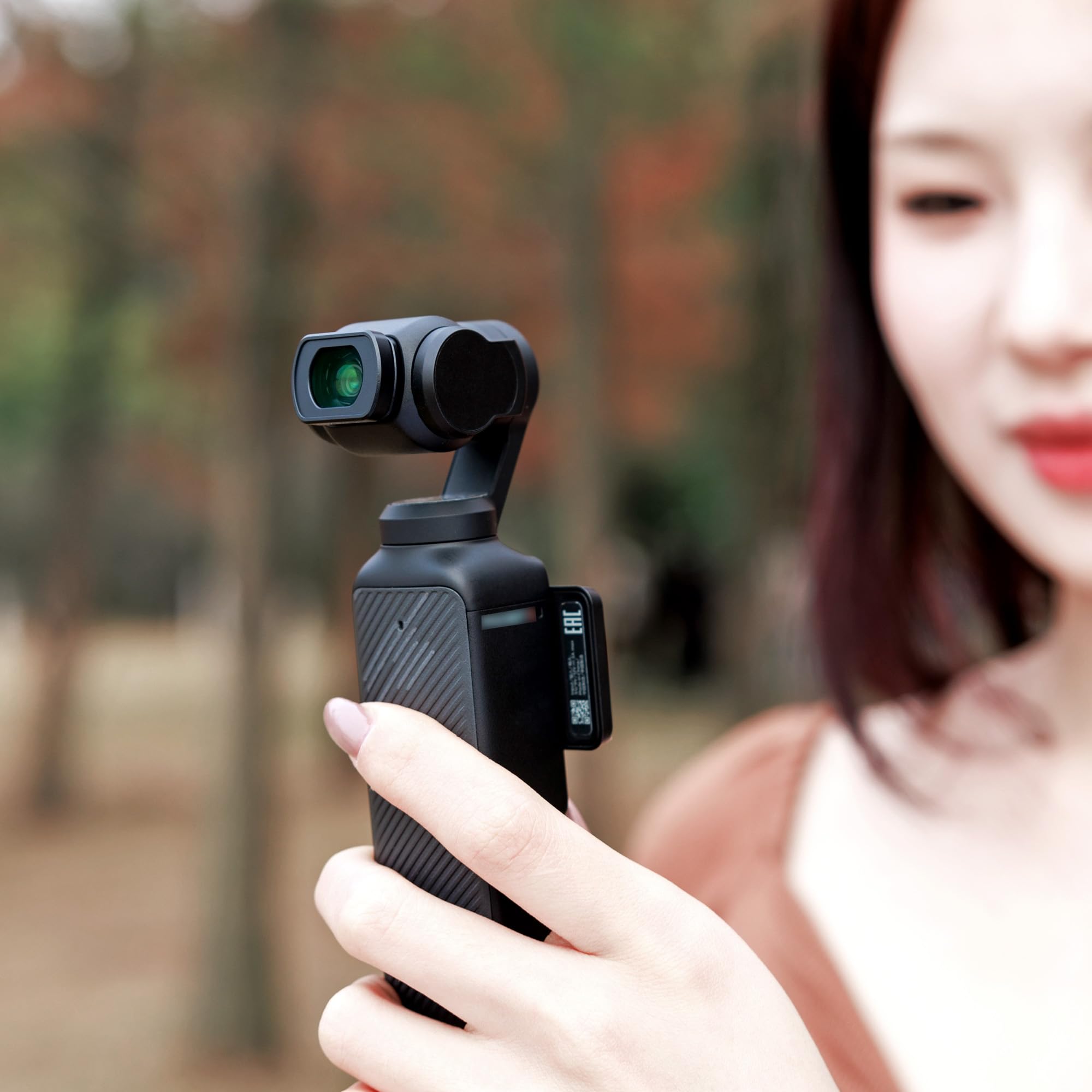 Objectif Grand Angle 0.72X Osmo Pocket 3,Objectif Grand-Angle Magnétique pour DJI Osmo Pocket 3 avec Étui,Verre Optique Cadre Aluminium Accessoire Objectif Pocket3 Creator Combo pour Champ Large