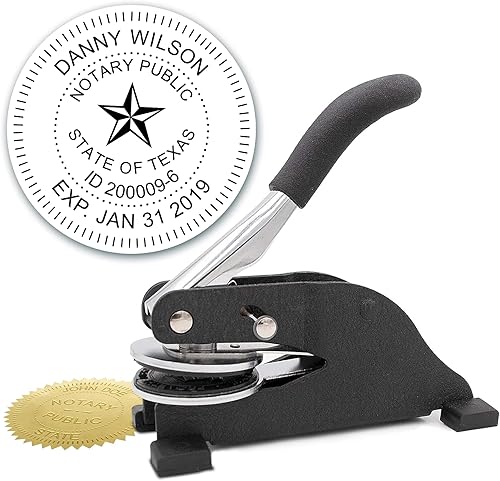 Miniatura 265 de MaxMark Sello redondo preentintado para el estado de Arkansas Ronda pre-entintado sello,Grabador de escritorio,Solo inserto de escritorio,Grabador