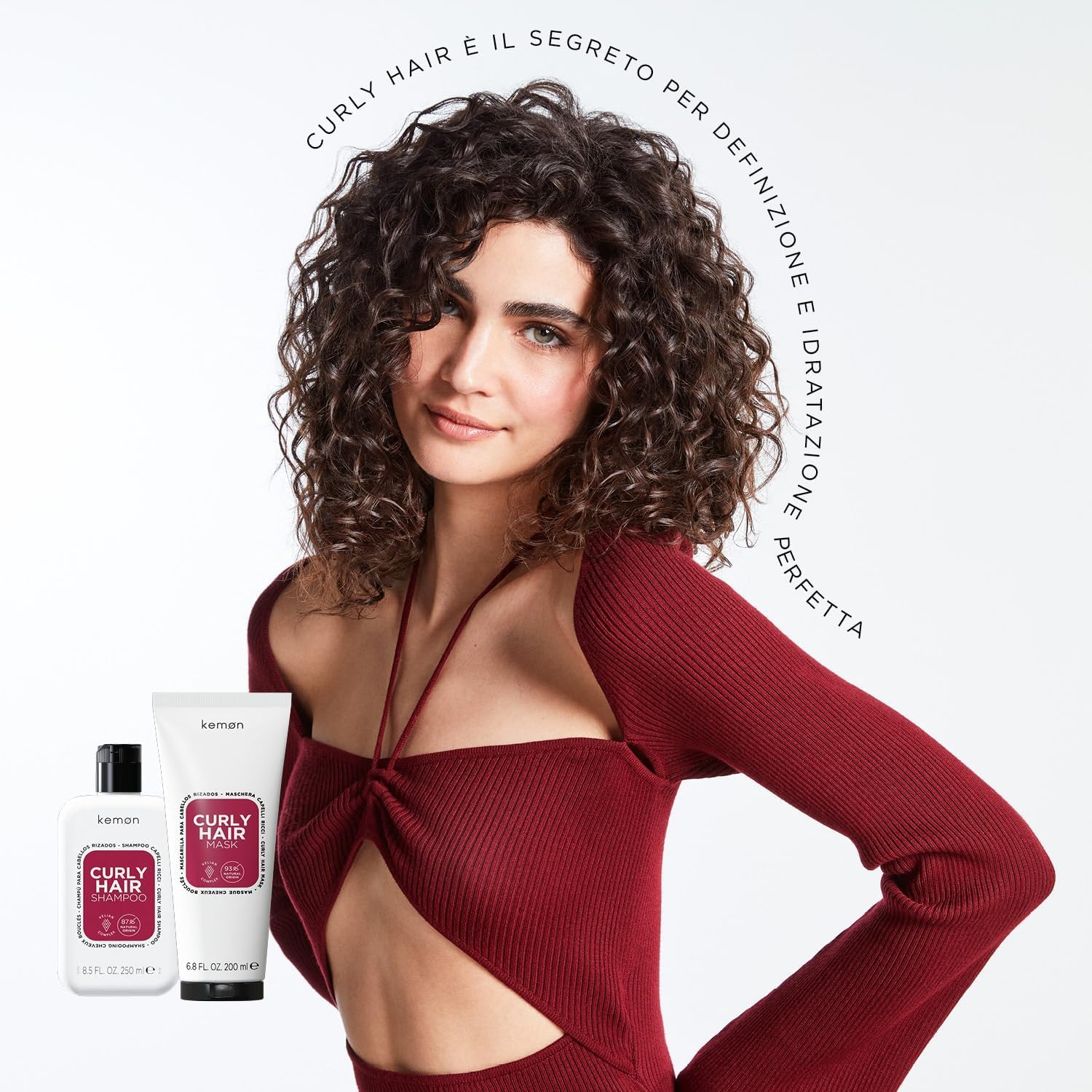 Kemon Hair Care Curly Hair Maske, 1000 ml