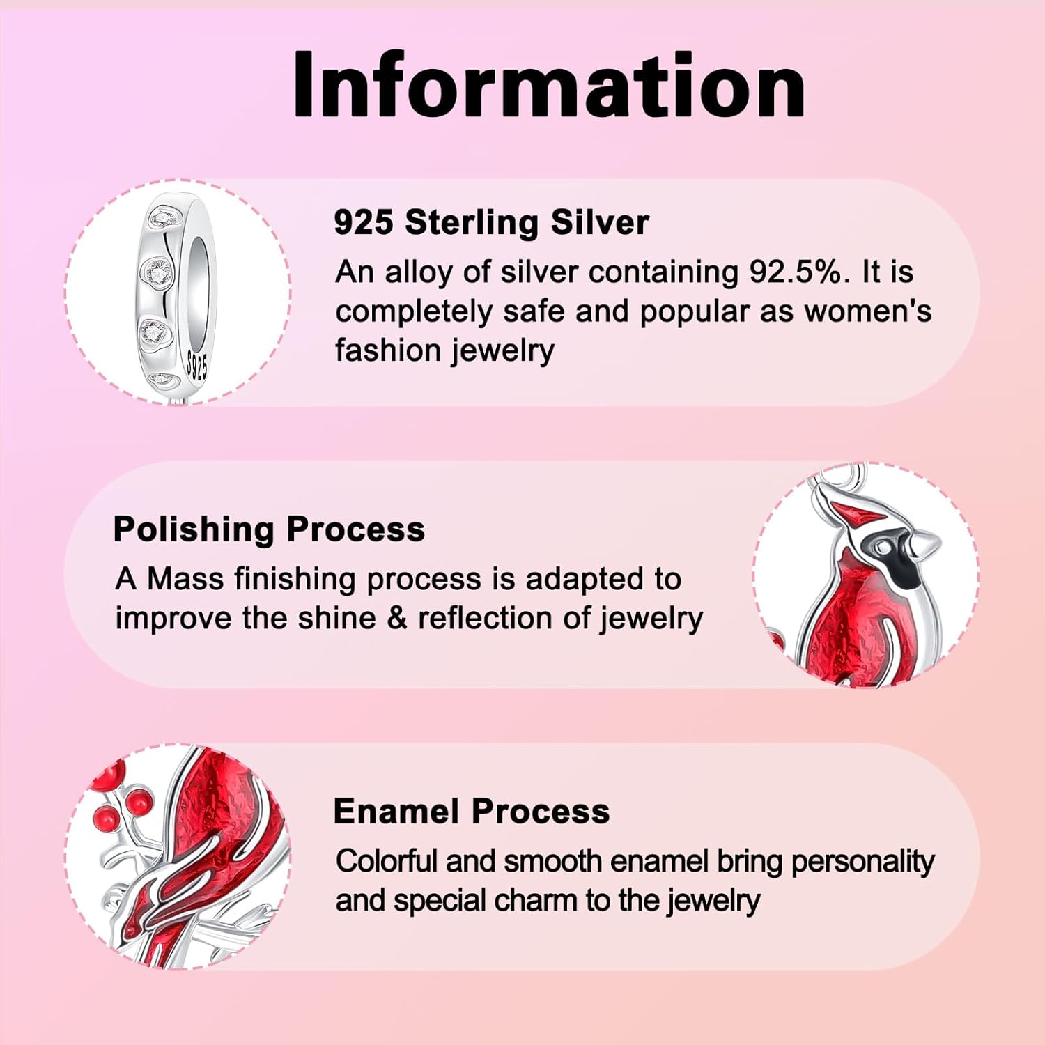 Angel Cross Butterfly Ice Cream Charm 925 Sterling Silver Charm Fits Women's Charm Bracelet & Necklace Jewelry Gifts for Women Family Friends - Image 5