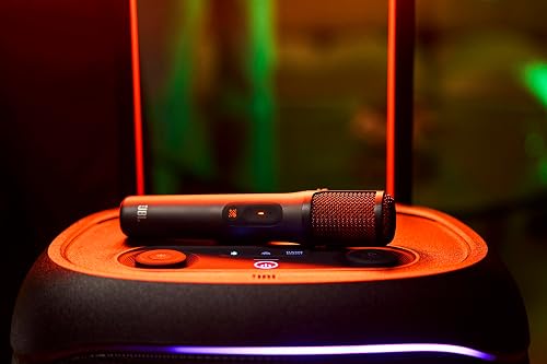 JBL EasySing Mics, 2 Wireless AI Karaoke Microphones with Real-Time Vocal Removal and USB-C PartyBox Dongle, Black - 5