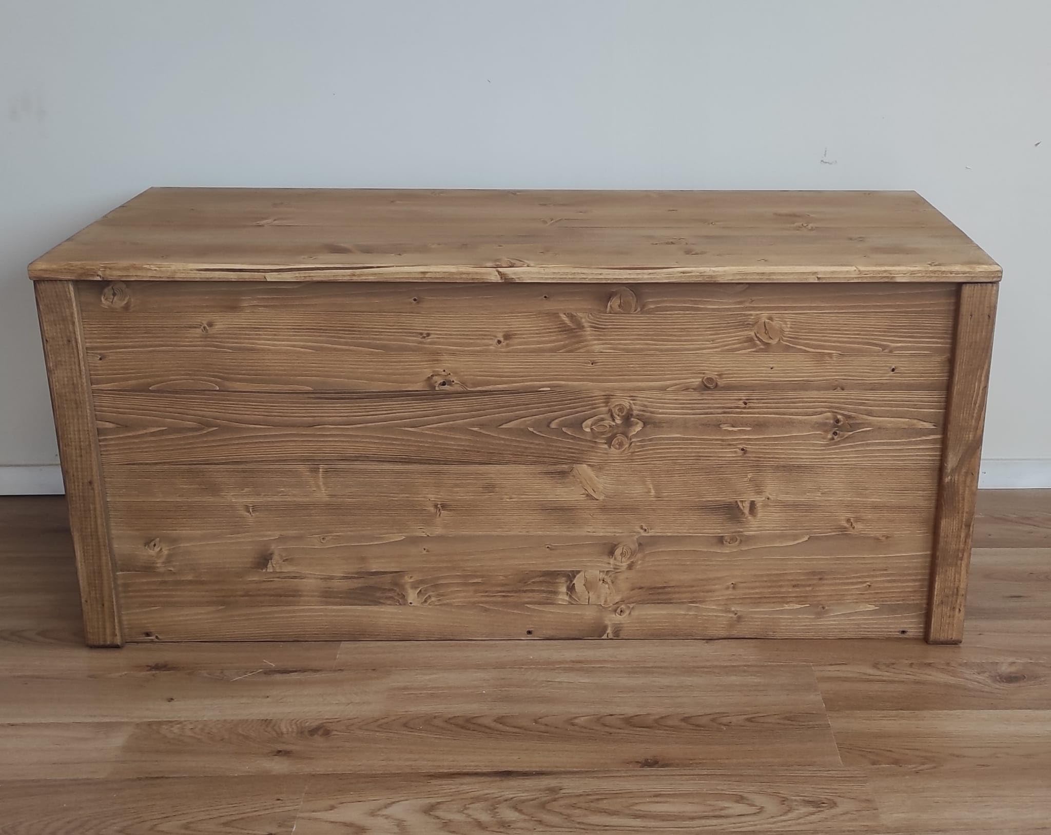 TOTAL WOOD 2012 Cassapanca Panca Contenitore Baule in Legno 150x40x45h cm impregnato Noce Chiaro Anche su Misura