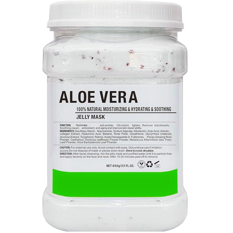 YMEYFAN Máscara facial peel off em pó com aloe vera, 23 fl oz