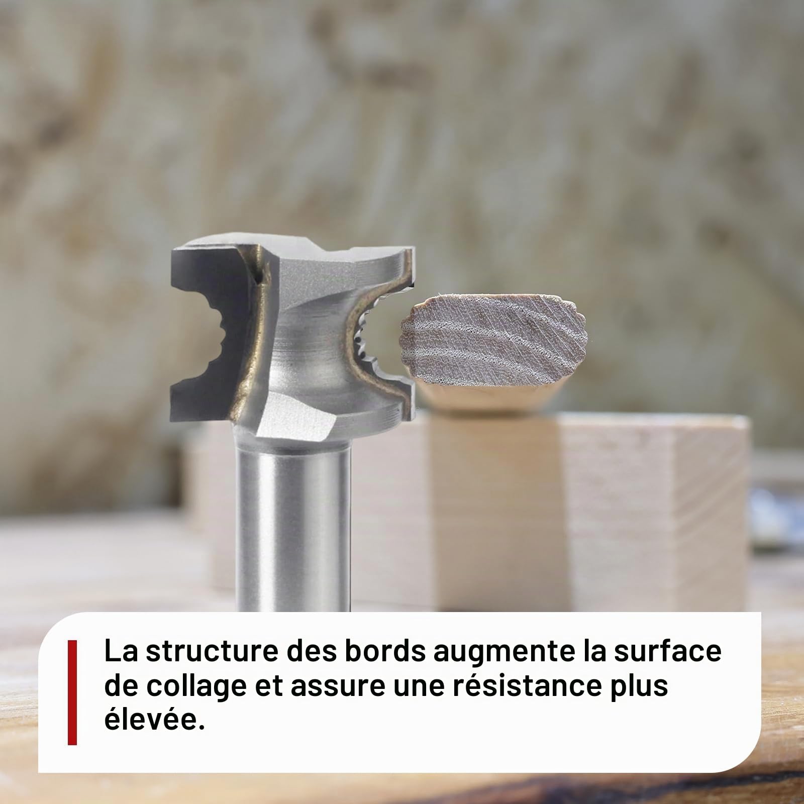 Findbuytool Ensemble de fraises à bois 8mm Tige, Fraise à défoncer en carbure de tungstène Set de 5, Fraise pour défonceuse Bits pour Festool Domino Router Bits, Fraise pour défonceuse Bits pour DF500