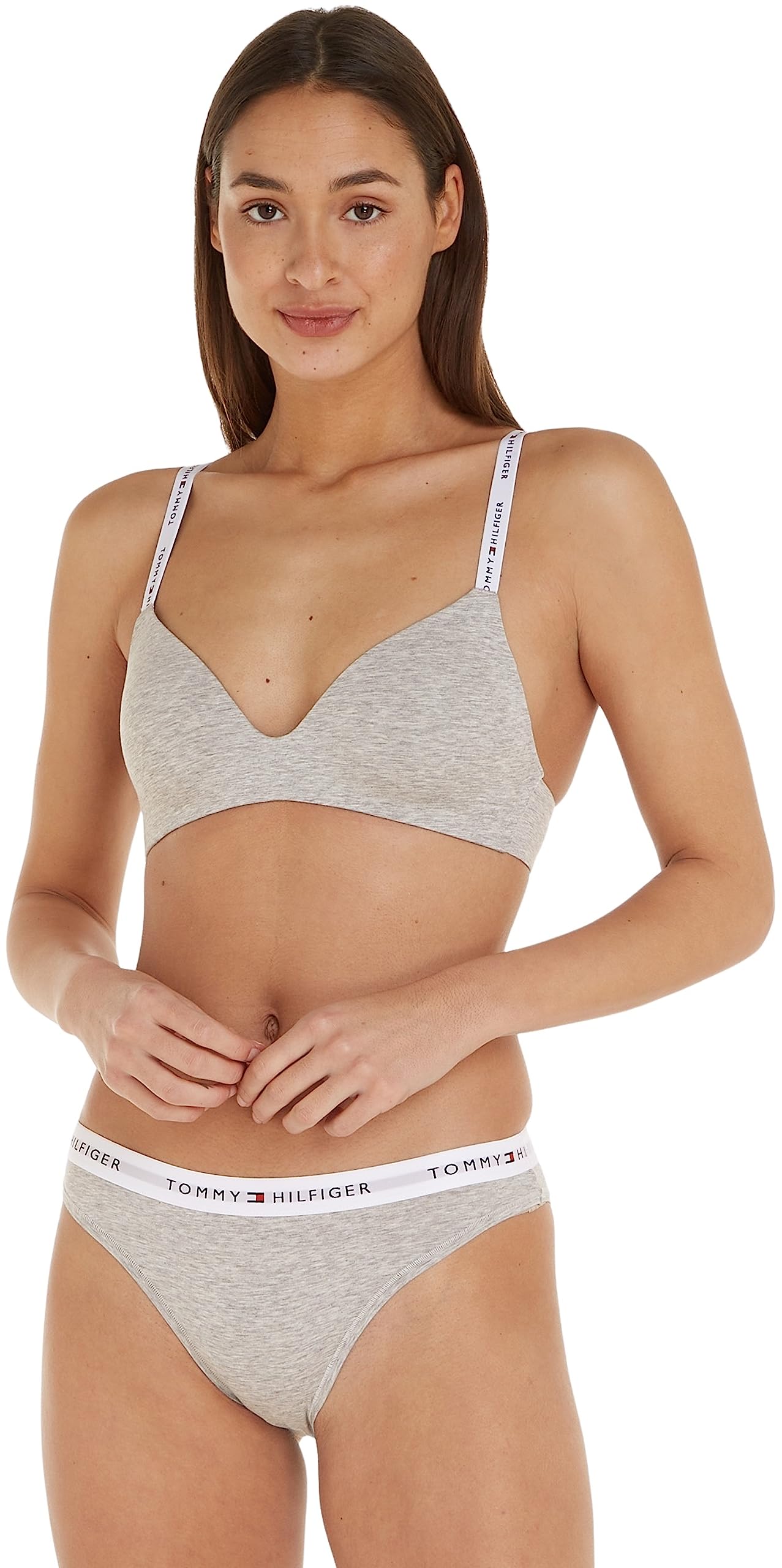 Tommy Hilfiger Lightly Lined Triangle Uw0uw03821 Sostenes Triángulo Mujer (Pack de 1)