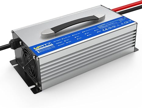 WattCycle Battery Charger, LiFePO4, 14.6V 60A, Aluminum Shell