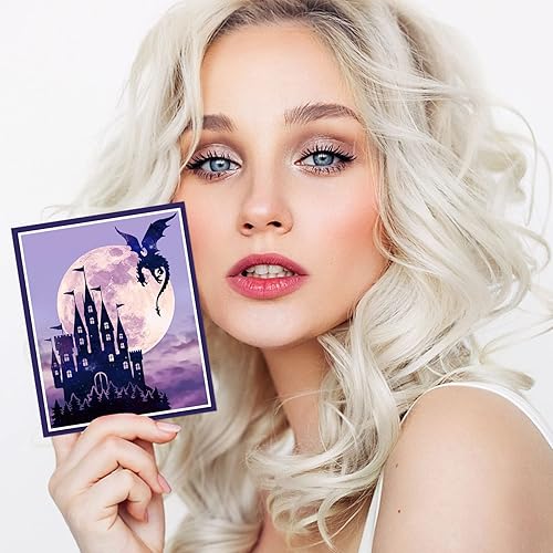 Miniatura 4 de GLOBLELAND Sellos transparentes vintage de castillo y dragón, estilo medieval, diseño de dragón occidental, sellos transparentes de silicona