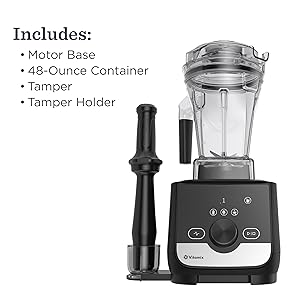 Vitamix Ascent X3 Blender with Three Blending Programs, Self-Cleaning Program, Professional-Grade Blender for Smoothies, Soups and More, Stainless-Steel Blades, 48 Oz Container, Shadow Black