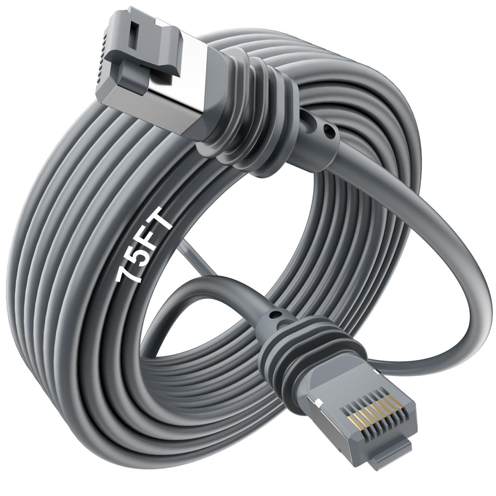 HanCenDa Câble d'Extension pour Starlink Gen 3 pour Standard Actuated V3 et Génération 3 - Câble de Rechange Étanche pour Extérieur Gris 23 m