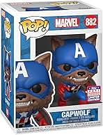 Funko Pop! Marvel: Year of The Shield - Capwolf, Amazon Funkon Exclusive