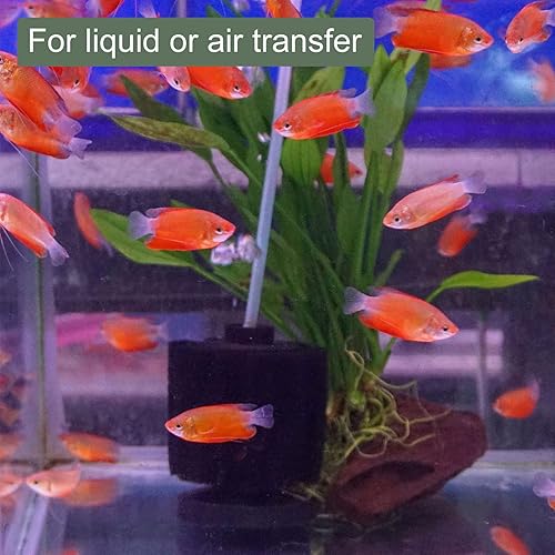 Miniatura 50 de YOKIVE Tubo de silicona, transferencia de agua, ideal para bomba (transparente, 0.118x0.157 in IDxOD, 16.4 ft)