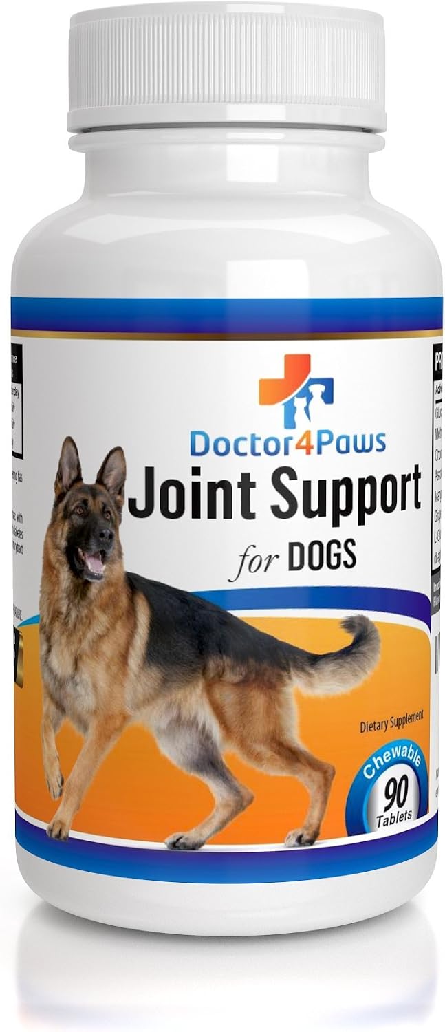 Doctor4Paws Premium Glucosamine for Dogs (800mg), Pain Relief, Health and Joint Supplement for Dogs, Joint Support Containing The…