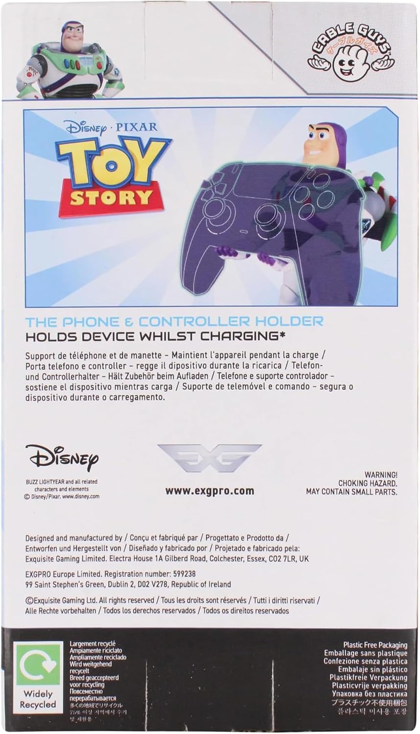 Exquisite Gaming Cable Guy Buzz Lightyear Phone Stand & Controller Holder