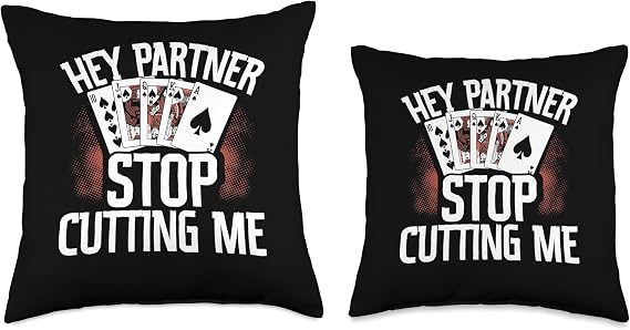 Spades Card Game Set Playing Cards Queen King Spades Throw Pillow