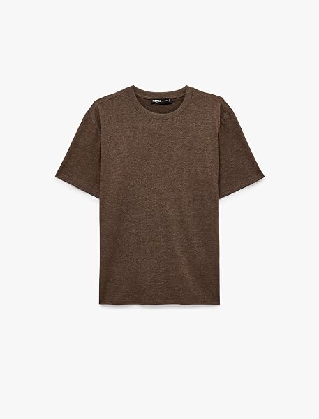 Regular Fit Bisiklet Yaka Kısa Kollu Basic Tişört