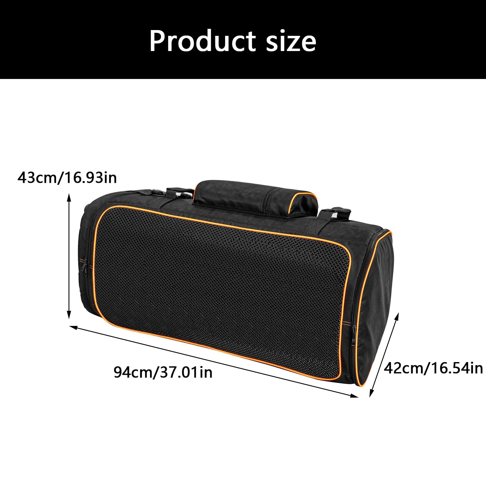 Bolsa de Almacenamiento Protectora Resistente a los Golpes y Agua para Altavoces 710 con Cierre Seguro y espaciosa Bolsa de Almacenamiento para Altavoces Impermeables