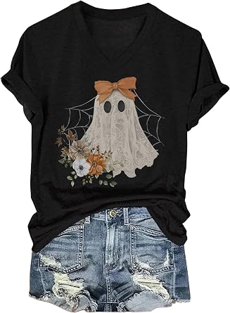 Halloween Costumes for Women Spooky Season Tops Girls Will Be Girls Tshirts
