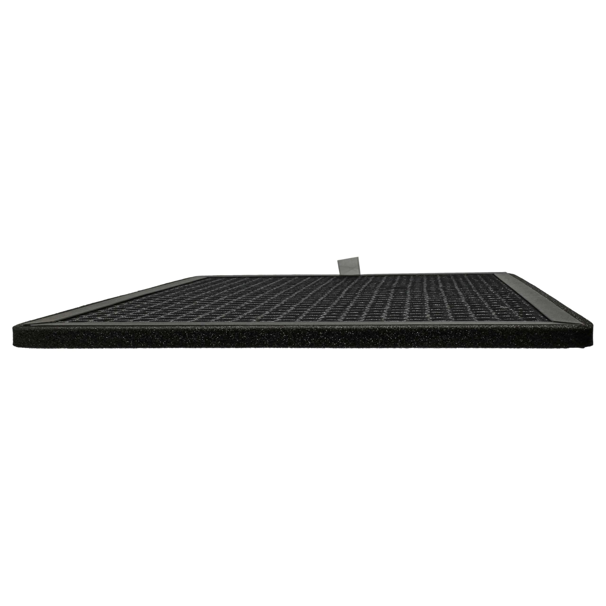 vhbw 5 x filtr z węglem aktywnym, kompatybilny z Philips AC2882/10, AC2887/10, AC2889/10, AC3829/10, oczyszczacz powietrza - filtr powietrza, czarny