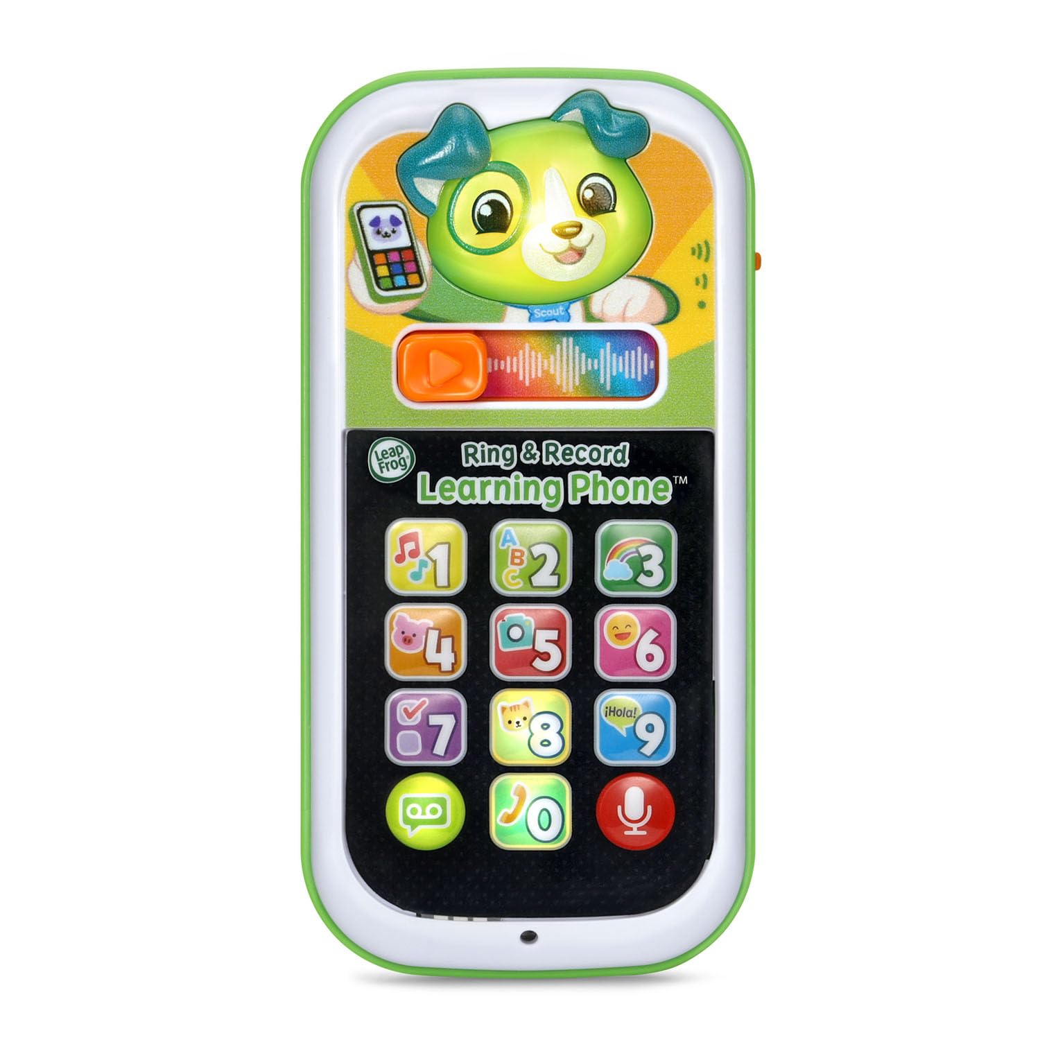 LeapFrog Telefono per imparare ad anello e registrare, giocattolo per bambini