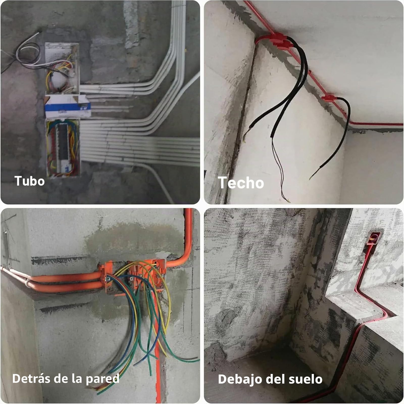 Cinta Pasacables Eléctrica Portátil,Enhebrador Tuberías,Máquina de Enhebrado de Cables Automática Altamente Versátil con 2 Baterías,para Comunicación de Redes Hidroeléctricas Construcción