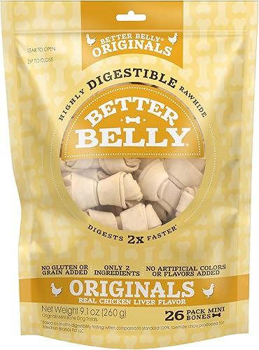 Miniatura 1 de Better Belly Rollos, gran cuero crudo digerible