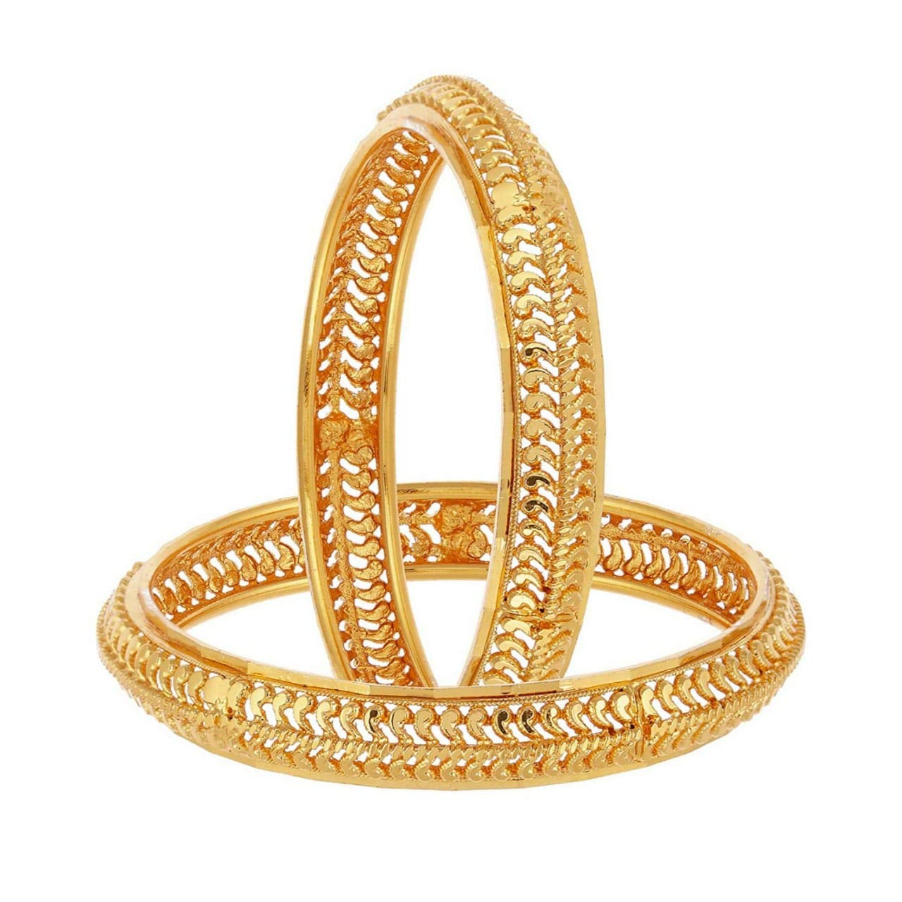 VFJ VIGHNAHARTA FASHION JEWELLERY Brass Floral Bangle for Women (Gold) (B08KY4K3R5) Amazon Price History, Amazon Price Tracker