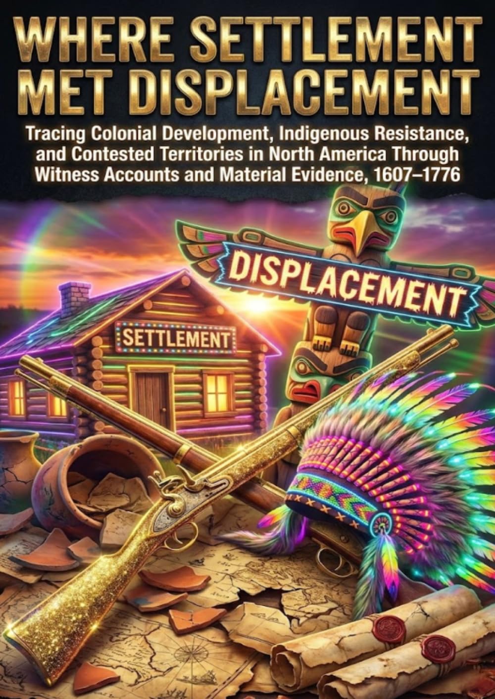 Where Settlement Met Displacement: Tracing Colonial Development, Indigenous Resistance, and Contested Territories in North America Through Witness Accounts and Material Evidence, 1607–1776