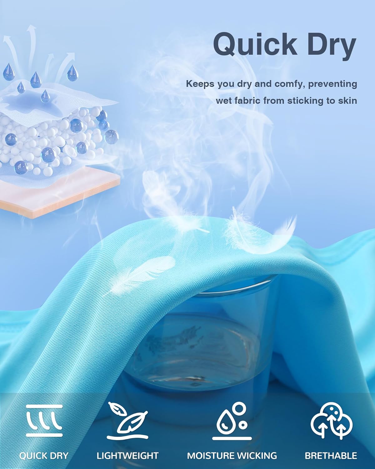 Runhit Men's UPF 50+ Sun Protection Shirts Long Sleeve UV Swim Shirt Fishing Hiking Running Rash Guard Quick Dry Lightweight - Image 5