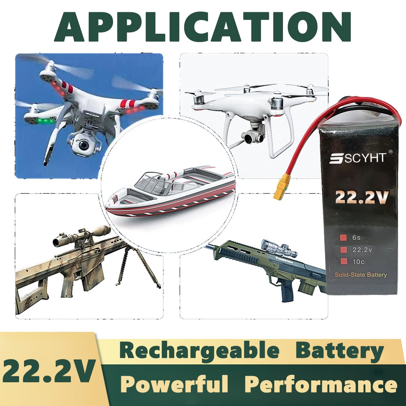 Akumulator LiPo 6S 22,2 V 16000 mAh 30000 mAh 40000 mAh Akumulator zamienny 22,2 V Akumulatory litowe do dronów z silnikami 300 W - 888 W i portem XT90-S,22.2v40000mah 1pack