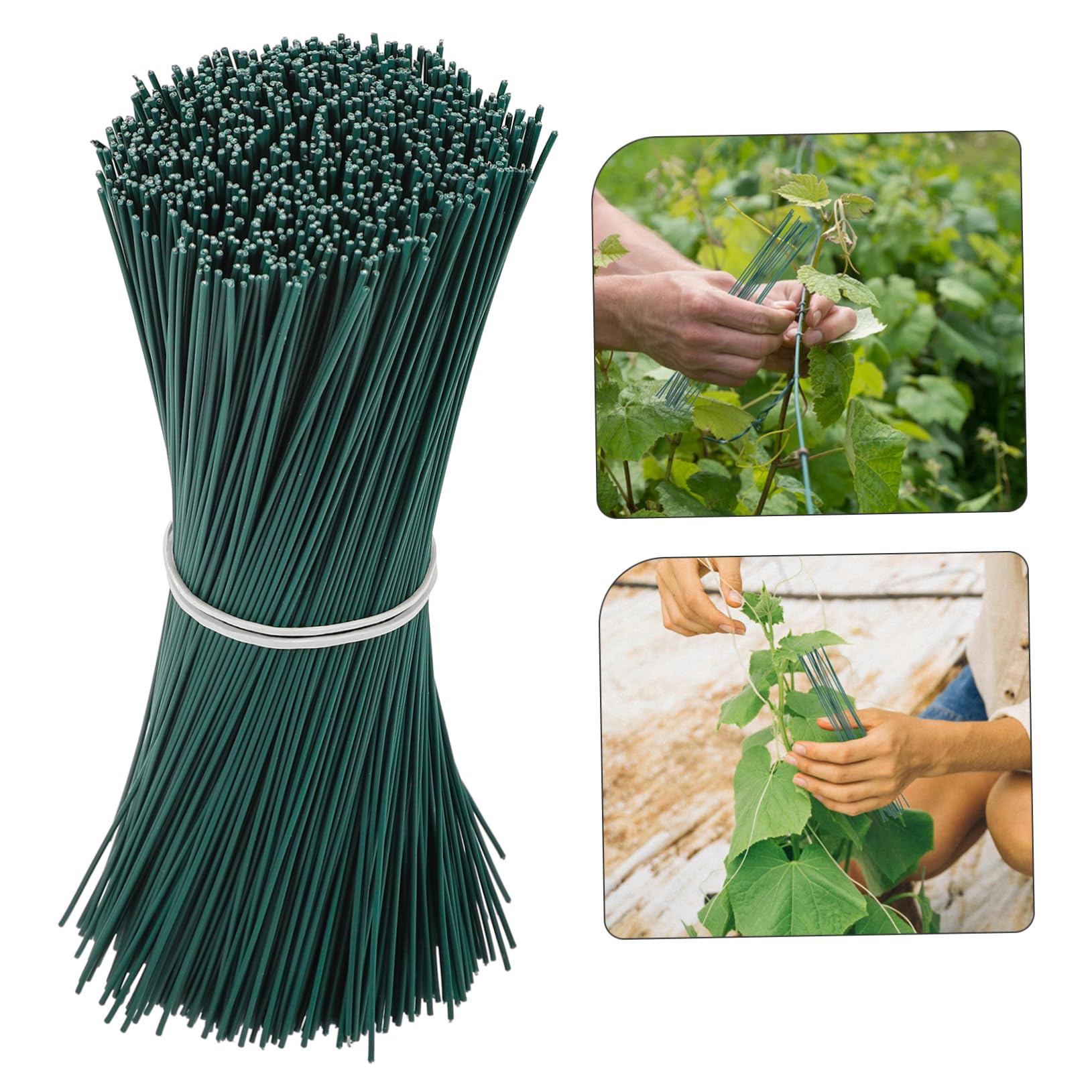 BESPORTBLE 3000pezzi Filo di Legatura per Piante Cavi Organizzatori Riciclabili per Giardinaggio e Ordine Cavi