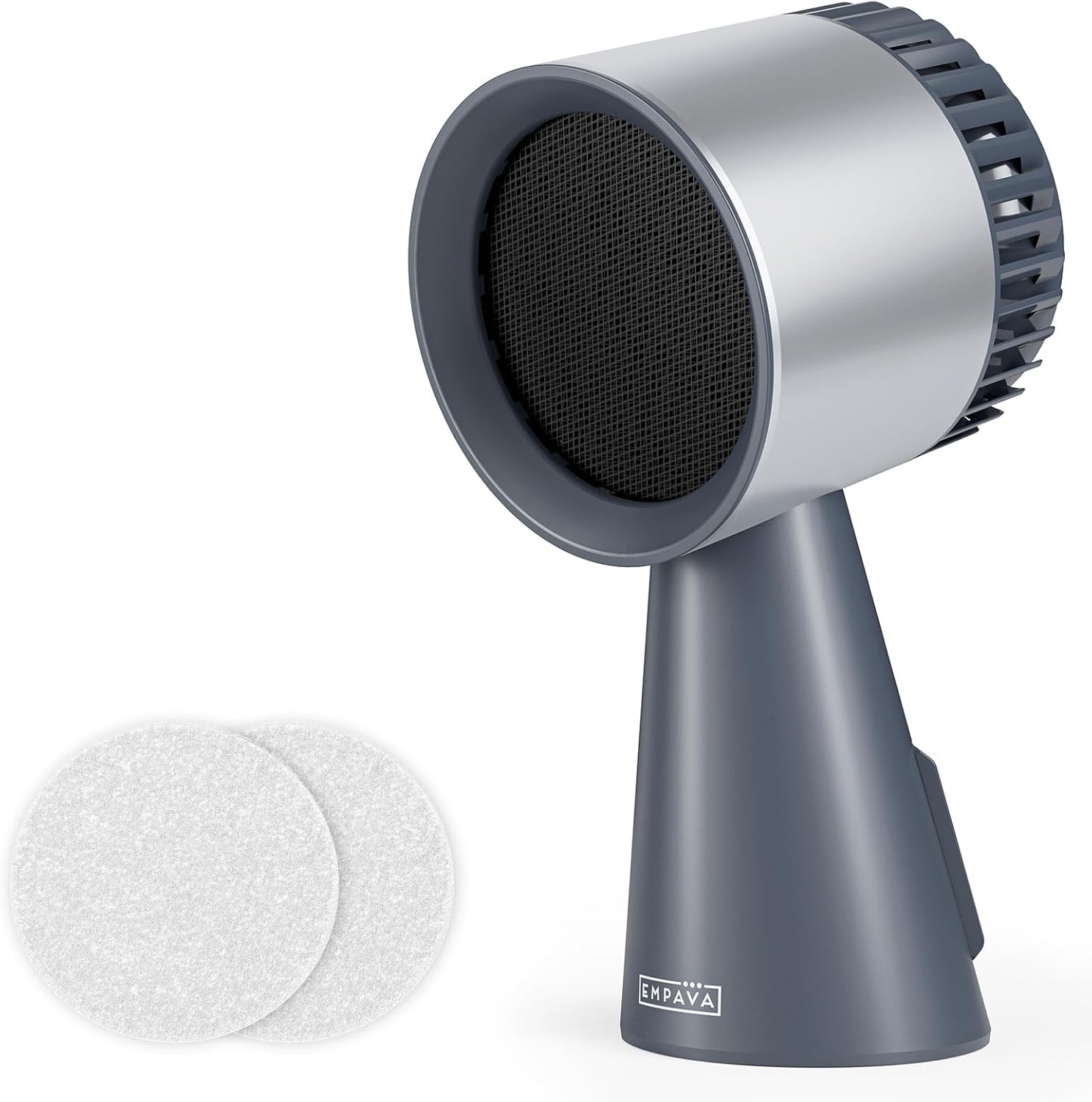 Empava Portable Range Hood for Cooking, 3-Speed Desktop Kitchen Exhaust Fan for Indoor BBQ, Hot Pot and RV, Detachable Filter and Oil Cup, Grey - $53.95