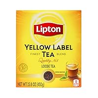 Vista 14 de Lipton Yellow Label International Blend Gift Jar Loose Black Tea Bold & Rich Flavor For Tea Lovers Jar of Joy 430g