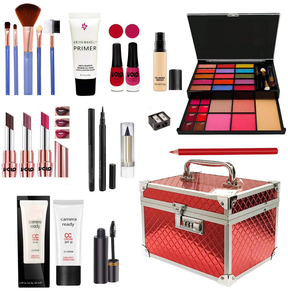 G4U All In One Makeup Kit For Women, Best Cosmetices Gift For Girlfriend & Wife 12J2021A45