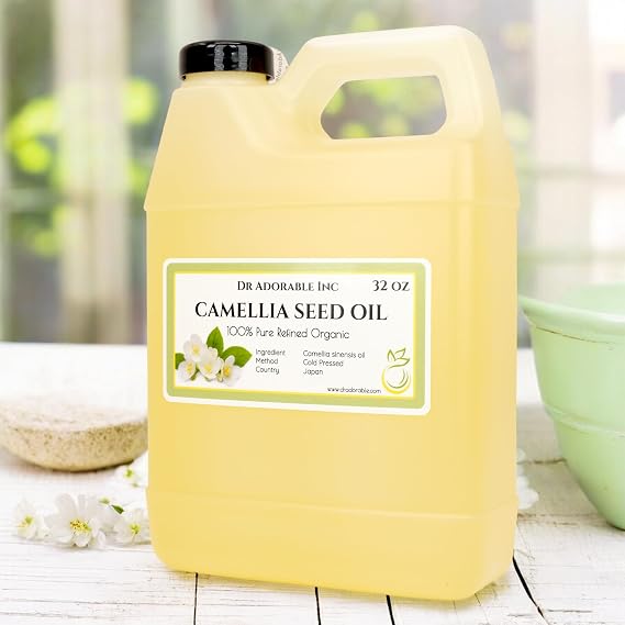 Dr Adorable - 32 oz - Camellia Seed Oil - Pure Organic Cold Pressed