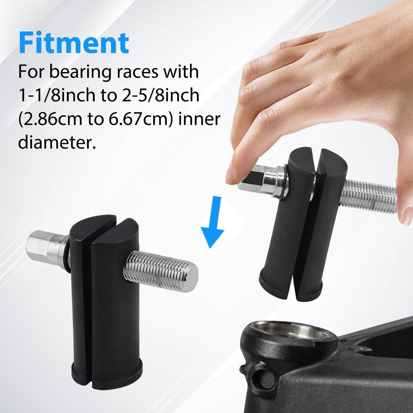 Bearing Race Puller Removal Tool, Universal for 1-1/8in to 2-5/8in