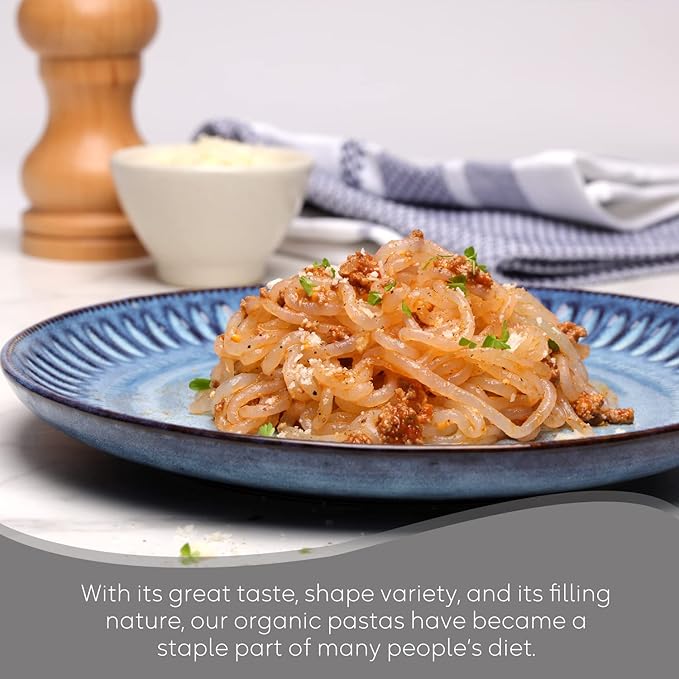 Fideos Konjac Shirataki Caloless 6-Pack (Angel Hair/Fettuccine/Spaghetti) Bajo Carbono miniatura 5