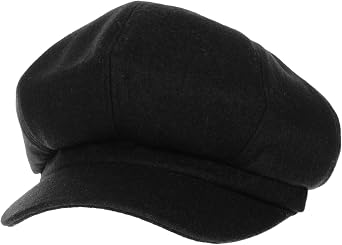 WITHMOONS Newsboy Hat Wool Felt Simple Ivy Cap SL3458