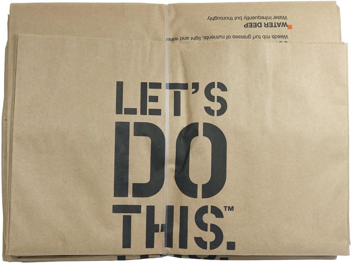 The Home Depot 49022 Heavy Duty Brown Paper Lawn and Refuse Bags for Home and Garden, 30 gal (Pack of 5) : Health & Household