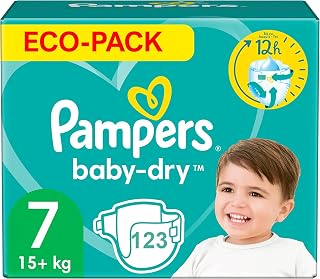PAMPERS BABY-DRY SIZE 7 123 DIAPERS