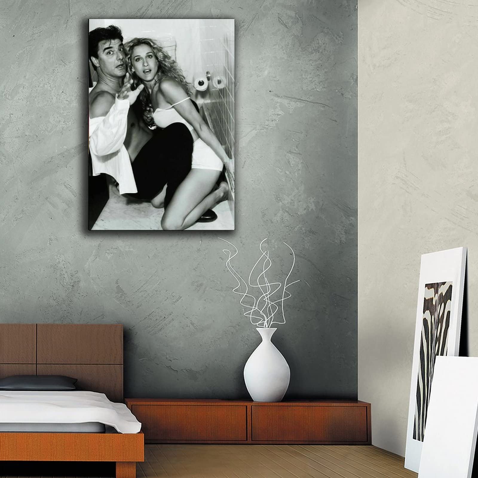Impression Sur Toile « The City Mr Big Carrie Bradshaw » - Décoration Murale - 40 X 60 Cm