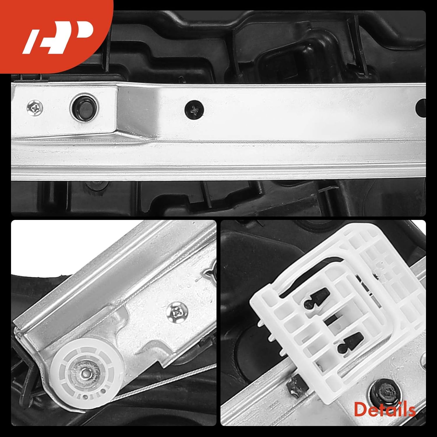 A-Premium Electric Power Window Regulator Without Motor Compatible with Dodge Charger & Chrysler 300, 2011-2021, Front Left Driver Side, Replace# 68103997AA, 68103997AB