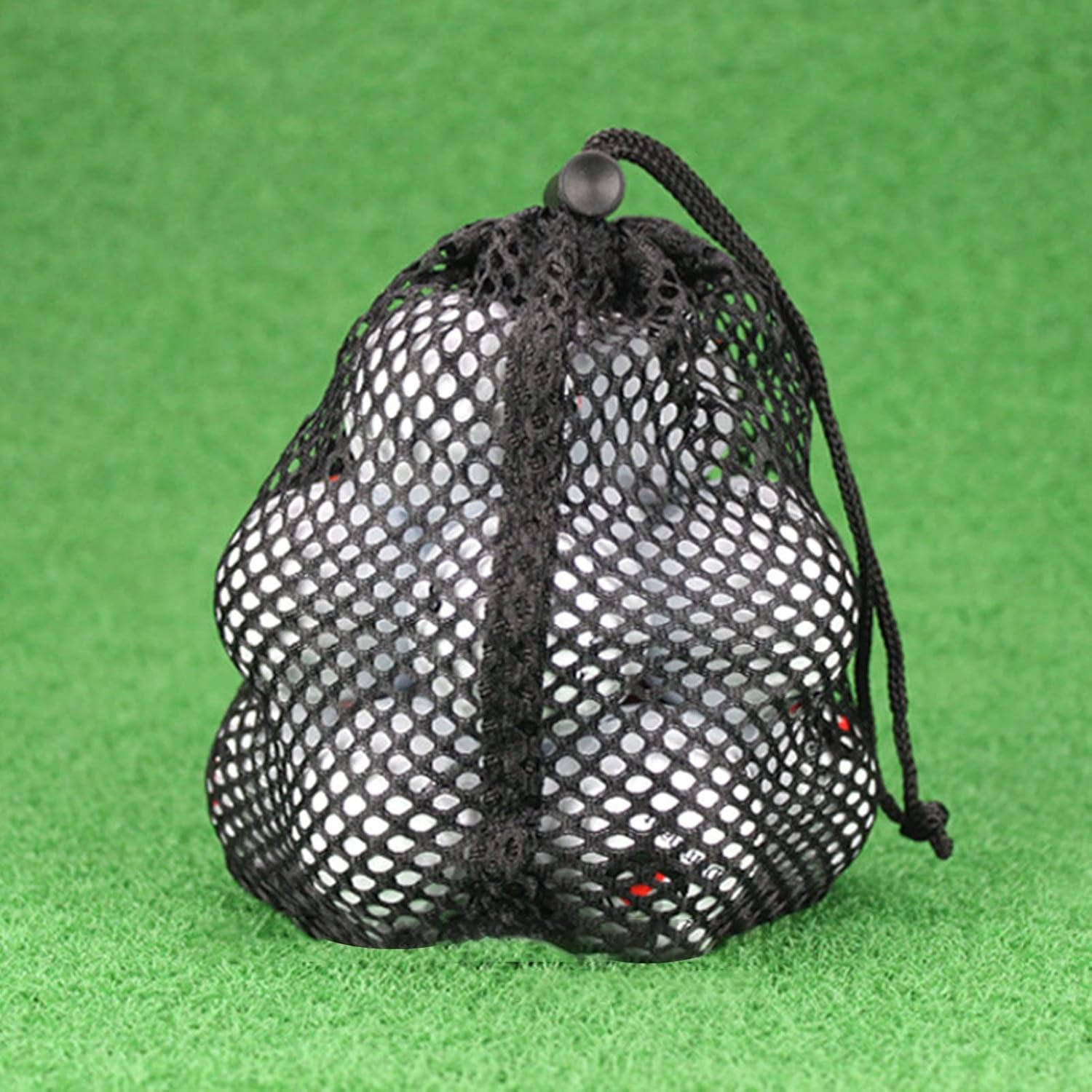 Golf Storage Bag, Golf Mesh Bag Nylon Golf Ball Net Bag Utility Organizer 12-16 Balls for Golf Enthusiasts